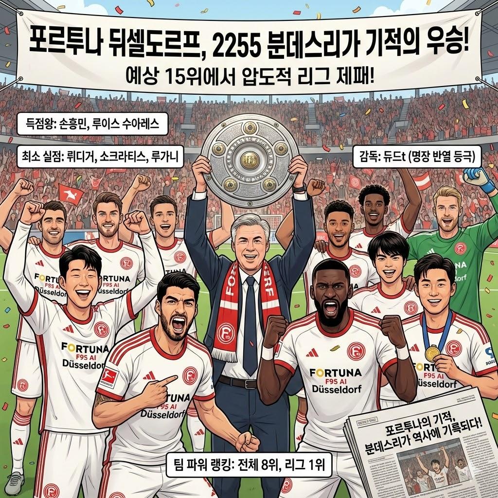 [2255 분데스리가] 뒤셀도르프, 기적을 쓰다!